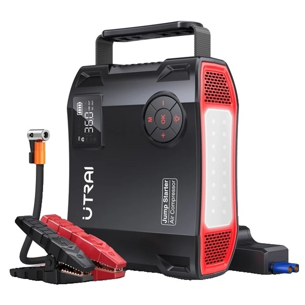Starthilfe, 4 in 1 Powerbank, Luftkompressor, 2000A JS-5 Produktbild 