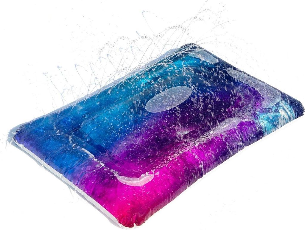 Bestway Wasserspielmatte - Galaxy Farben - Wasser Matte - 130x90 CM - Innen und Außen - Sprinkleranlage - für Baby und Kind
