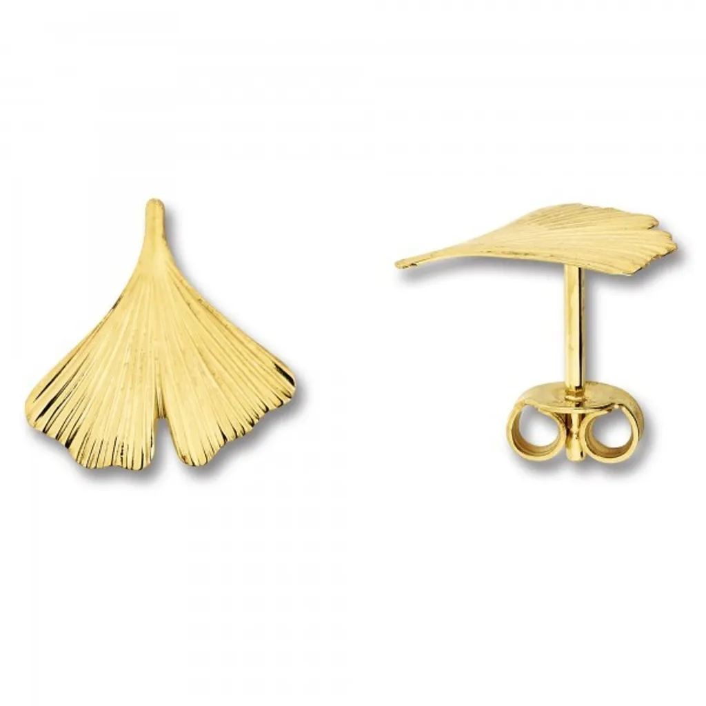 Clou d'oreille or jaune 333 poli pour le quotidien - Bijou discret de bureau