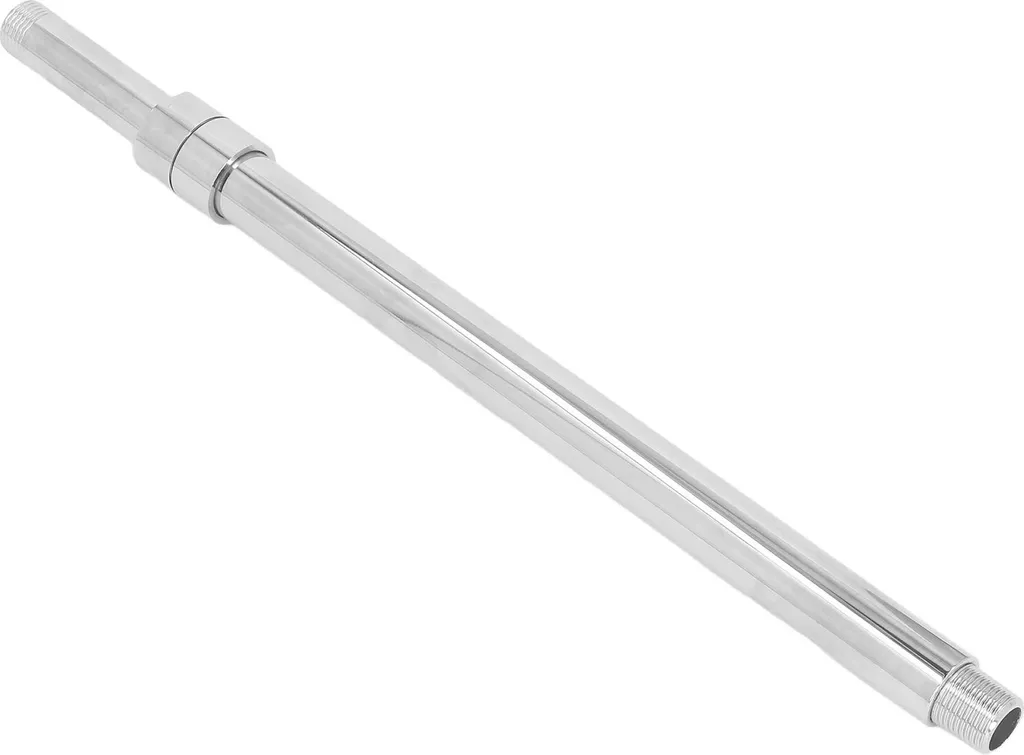 Bras de douche ajustable en inox pour montage plafond - Finition Argent