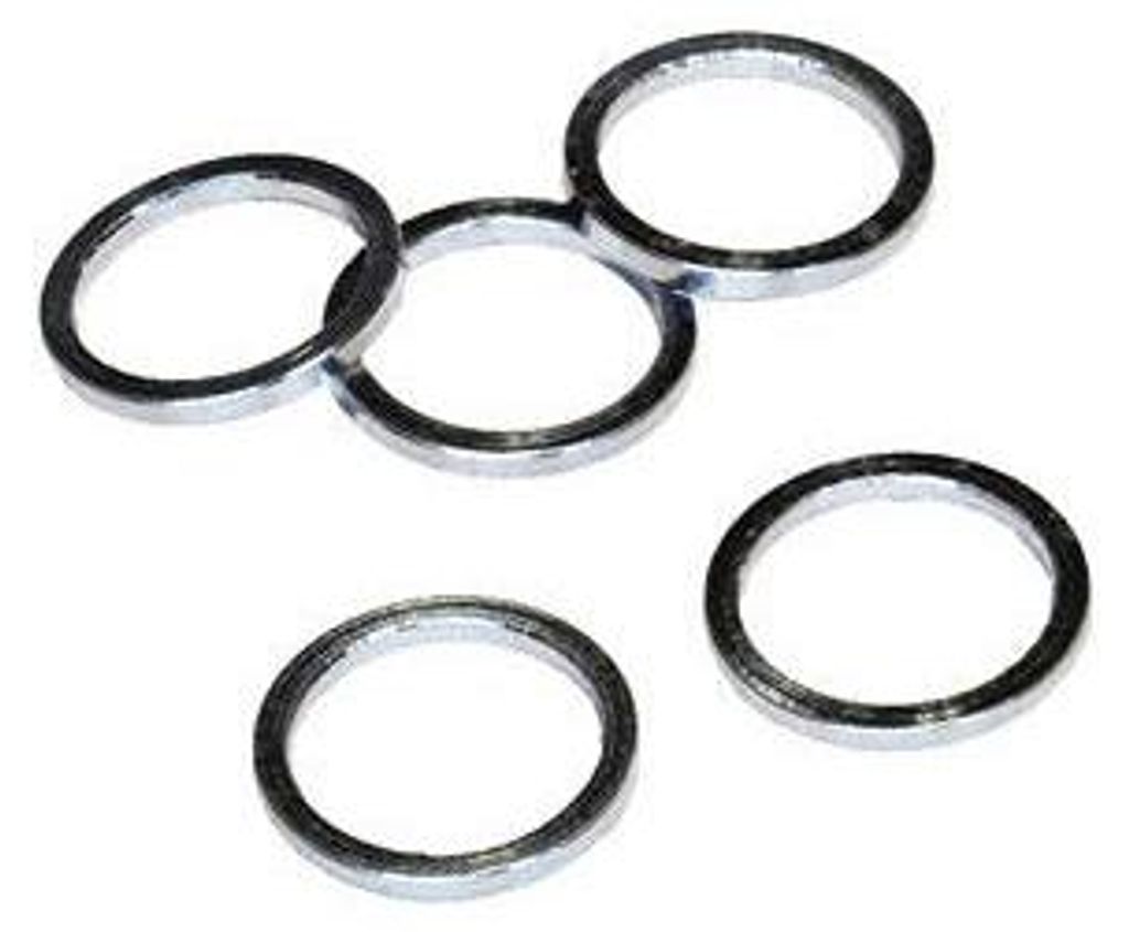 VWP Ballheadsring -Abstandshalter Alu 3mm 1 Silber P 5
