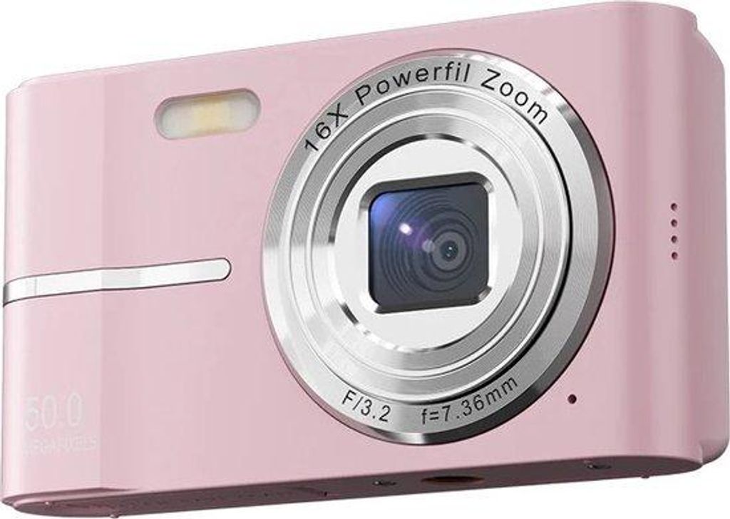 Fotocamera compatta - 50 MP - Rosa - con scheda di memoria Immagine del prodotto 