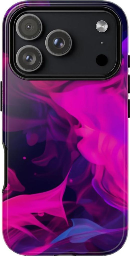 Leuchtende Tintenwirbel im Wasser – Hülle Kompatibel mit iPhone 17 Pro