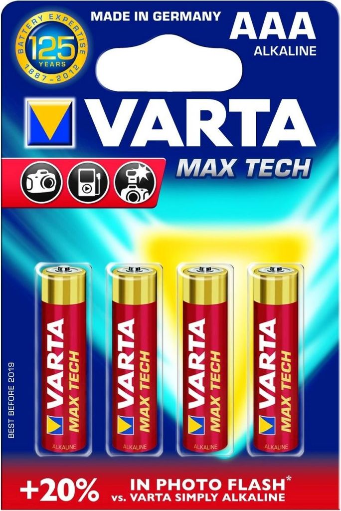 Batterie Maxi Tech Micro 1,5V (AAA) VE=10x4 Stück