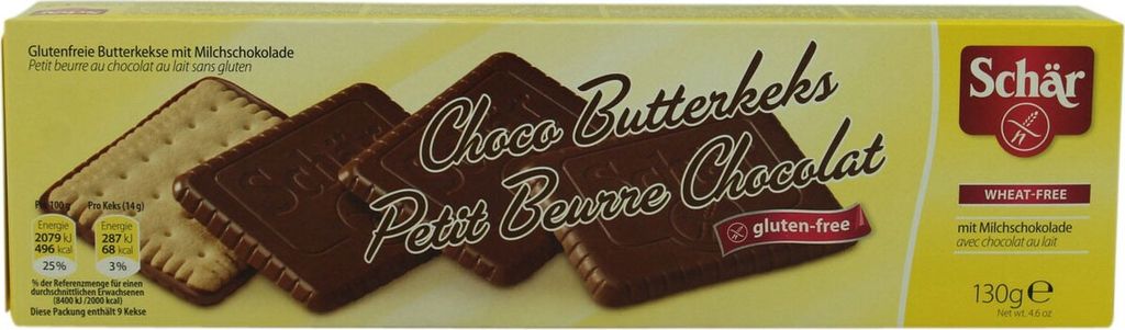 130G Choco Butter- Keks Glutenfrei   Ds Produktbild 