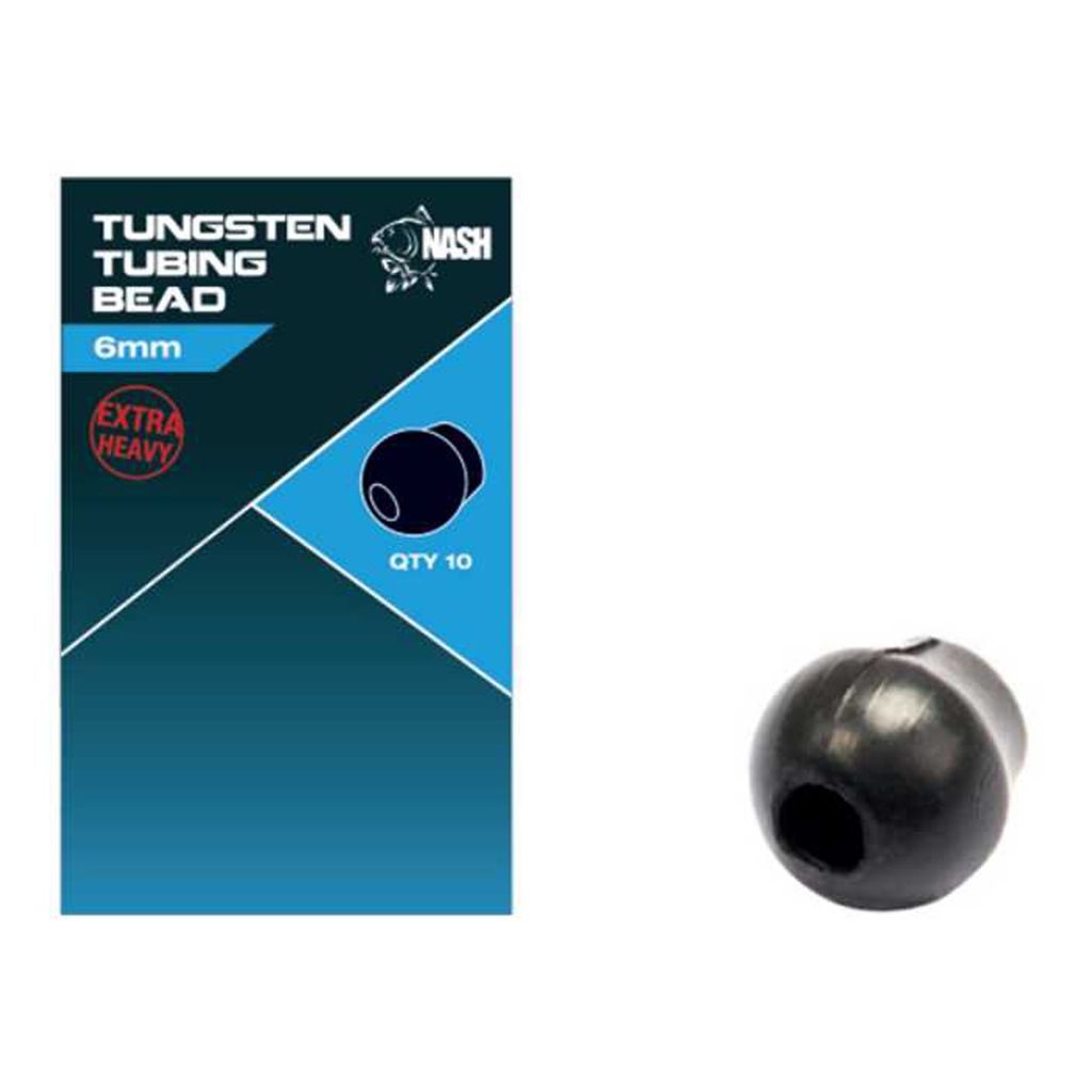 Nash Cling On Tungsten Tubing Bead 6mm Karpfenangeln Zubehör