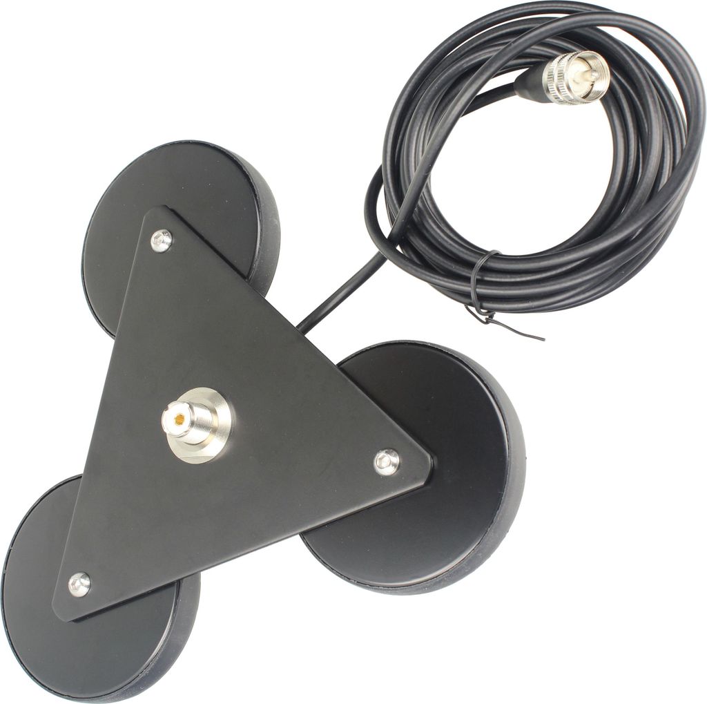 Moonraker TRIMAG-SB Magnetfuß für mobile Antennen mit SO-239 Anschluss