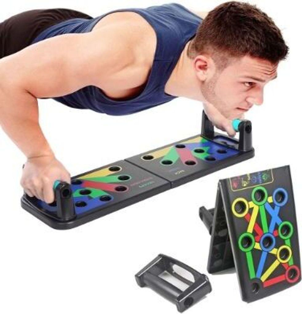 Push Up Board 9in1 Multiboard Liegestützgriffe Multitrainer Fitness Gym - MUSCLEPLATE