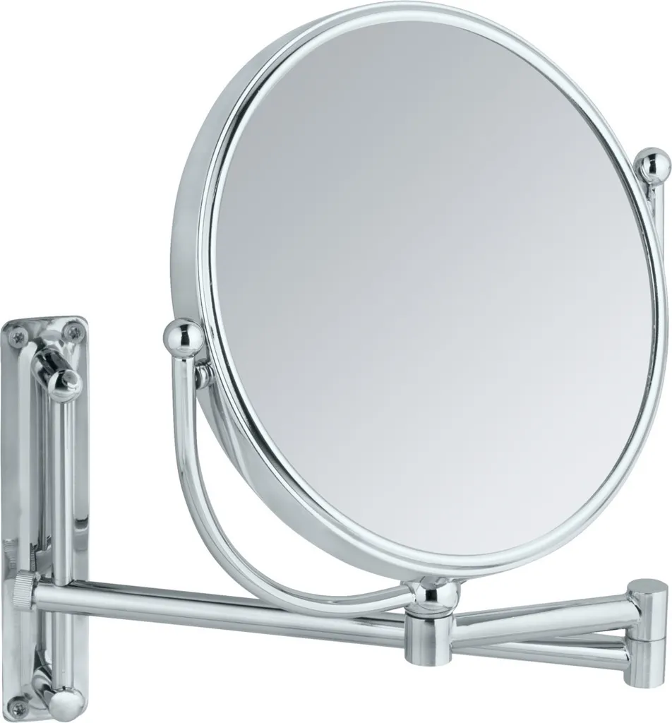 Miroir mural grossissant 5x pour maquillage WENKO Deluxe 19 cm de large