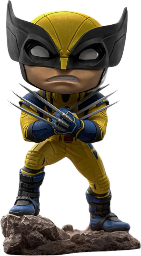 Figurine MiniCo Wolverine Jaune Deadpool Iron Studios 13cm Collectible - 12