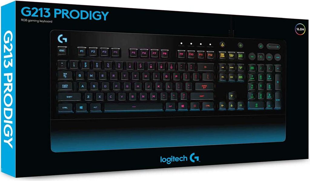 Logitech G G213 Prodigy Gaming Keyboard, Full-size (100%), Produktbild 8