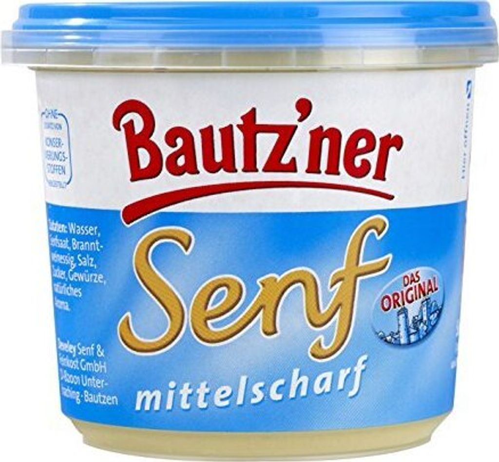 Bautzner Senf mittelscharf cremig wuerzig im Vorratspack 20x200ml