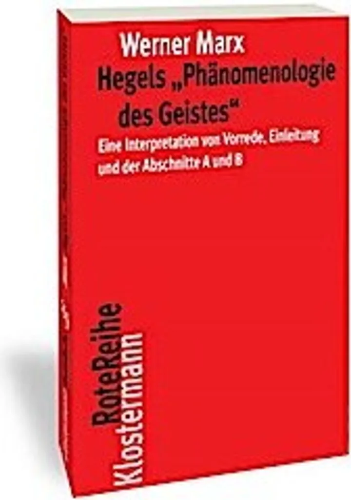 Phénoménologie de l'esprit Hegel pour préparer l'agrégation de philo