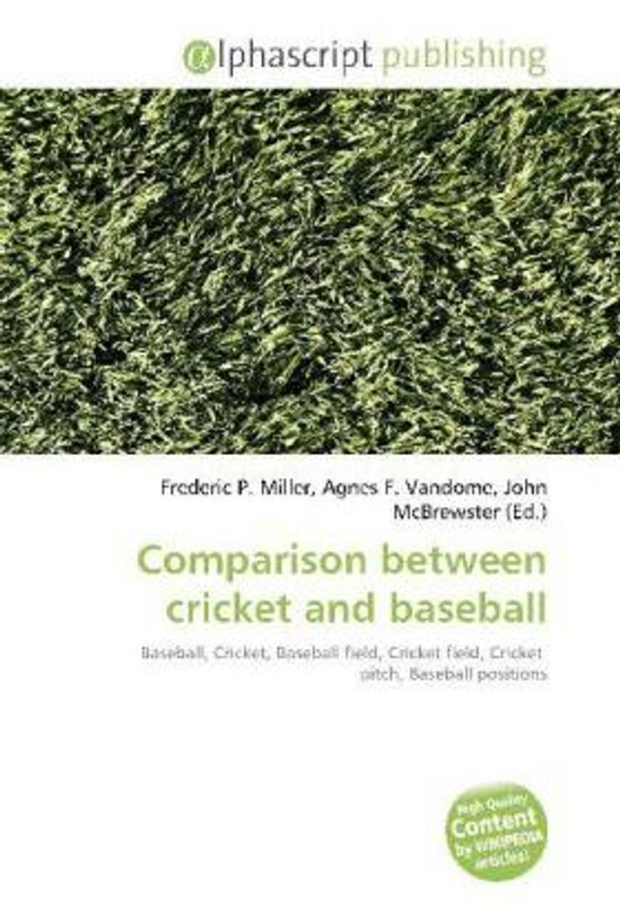 Comparison between cricket and baseball