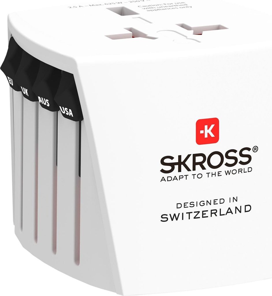 Adaptateur voyage MUV MICRO Universel Blanc Skross Image du produit 