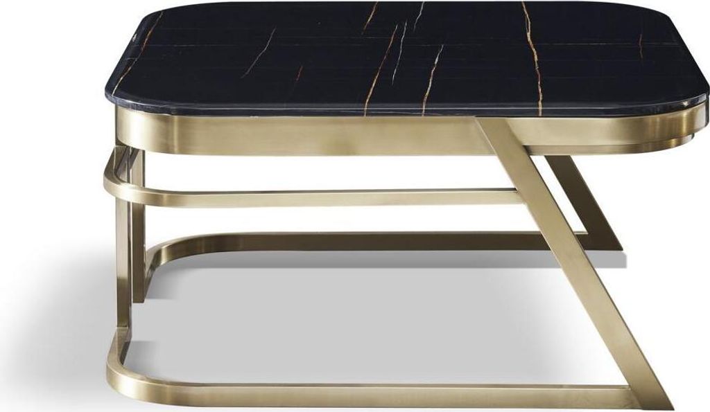 Beistelltische Couchtisch Holz Tisch Beistell Sofa Couch Tische Marmor Stein Neu