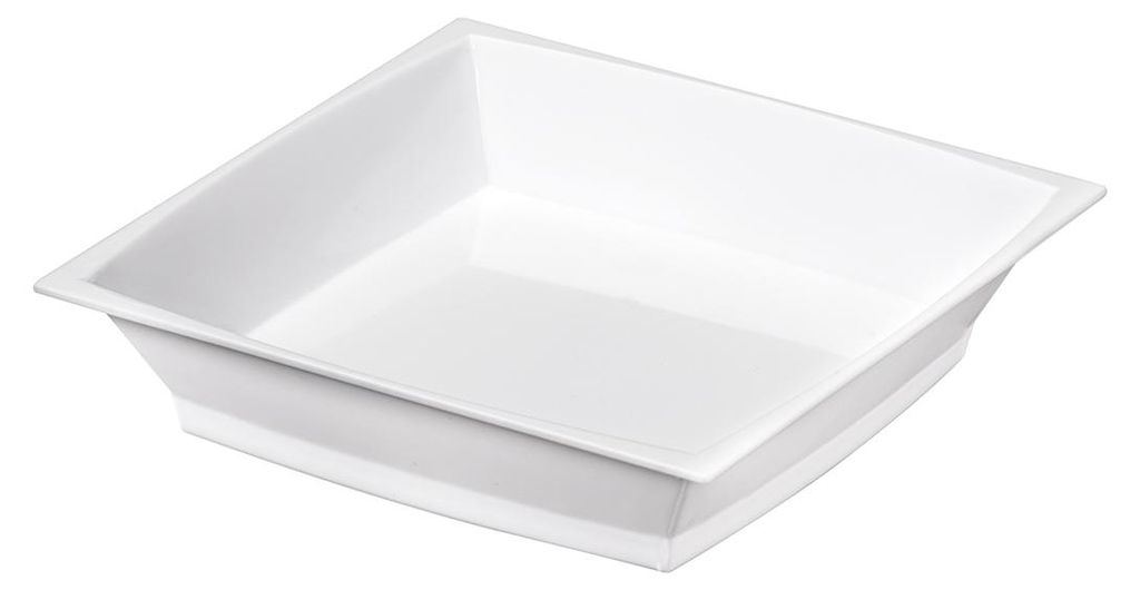 Einweg-Fingerfood Mini Teller aus Plastik, 6,8 x 6,8 x 7cm, Produktbild 