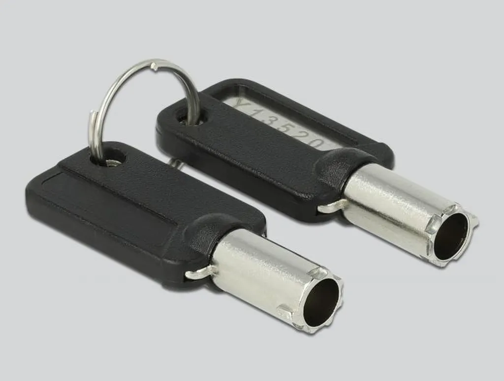 Antivol PC Portable Universel Navilock avec 3 Embouts de Sécurité Différents