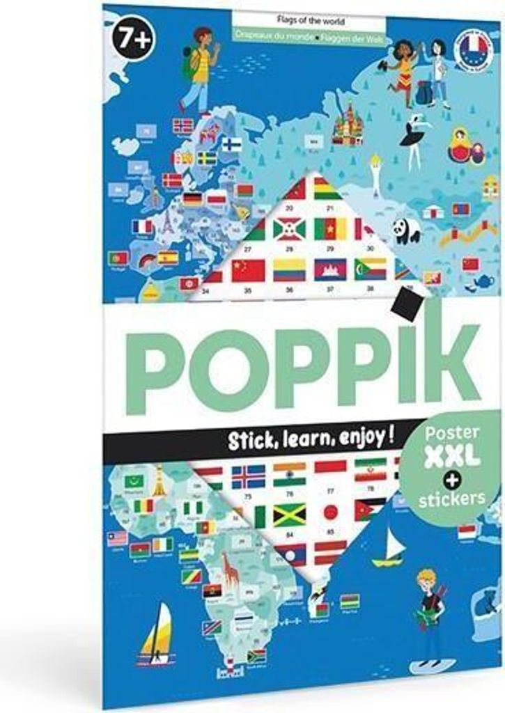 POPPIK - Lernposter & Sticker Flaggen der Welt