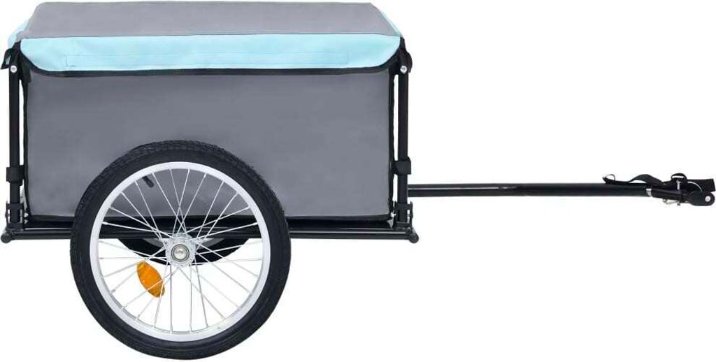 "Winter Sale" Fahrradanhänger - Schwarz Fahrradanhänger Schwarz und Blau 65 kg DE3197460