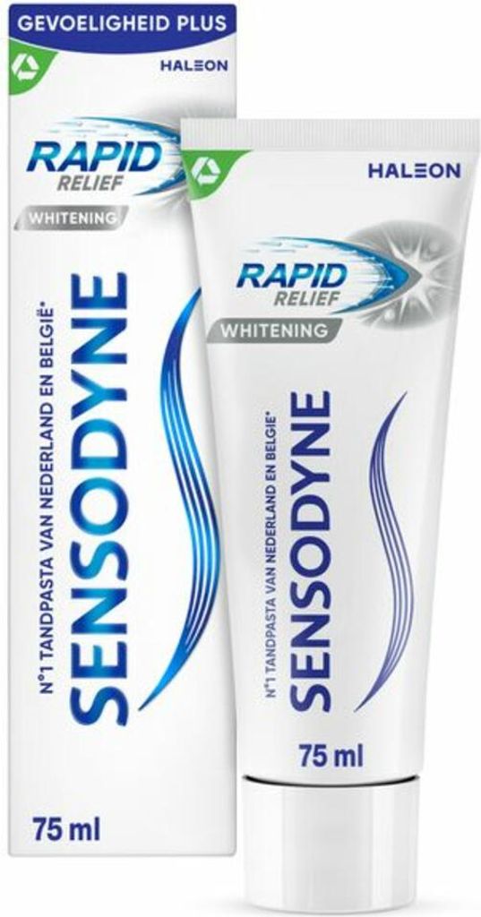 Sensodyne Zahnpasta – Rapid Relief Whitening – Schnelle Linderung von Zahnempfindlichkeit – 75 ml - 1 Stück