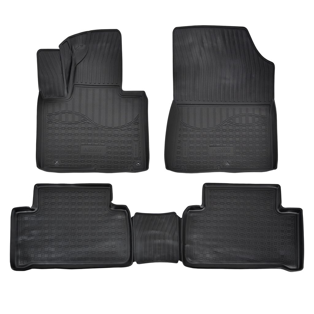 NORM LINERS | 3D Gummimatten Auto Matten Fussmatten Kompatibel mit Kia Sorento 4 (7-Sitzer) MQ4 ab 2020 (nur 3 Ratschläge), Individuelle Passform ...