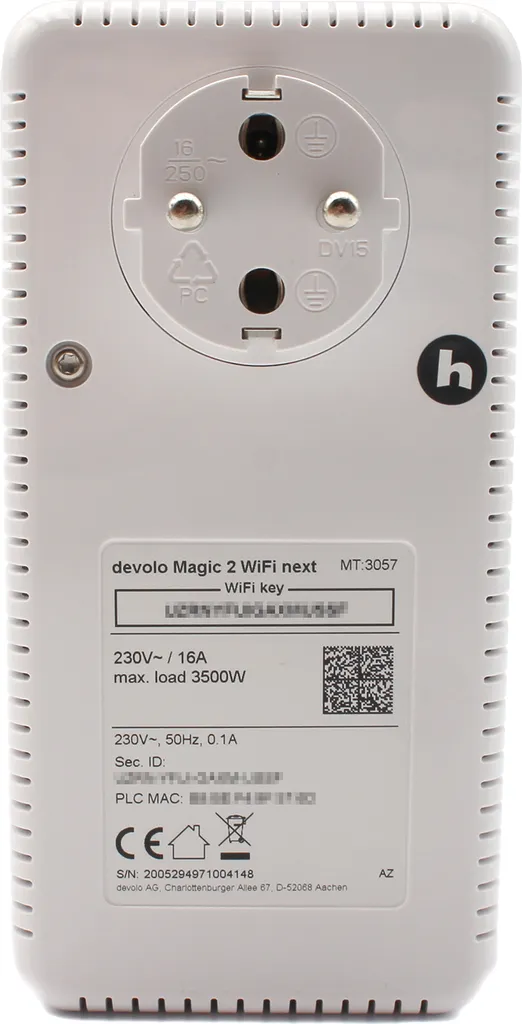 Kit CPL WiFi Idéal pour Streaming 4K et Télétravail : Devolo Magic 2 Next - 2