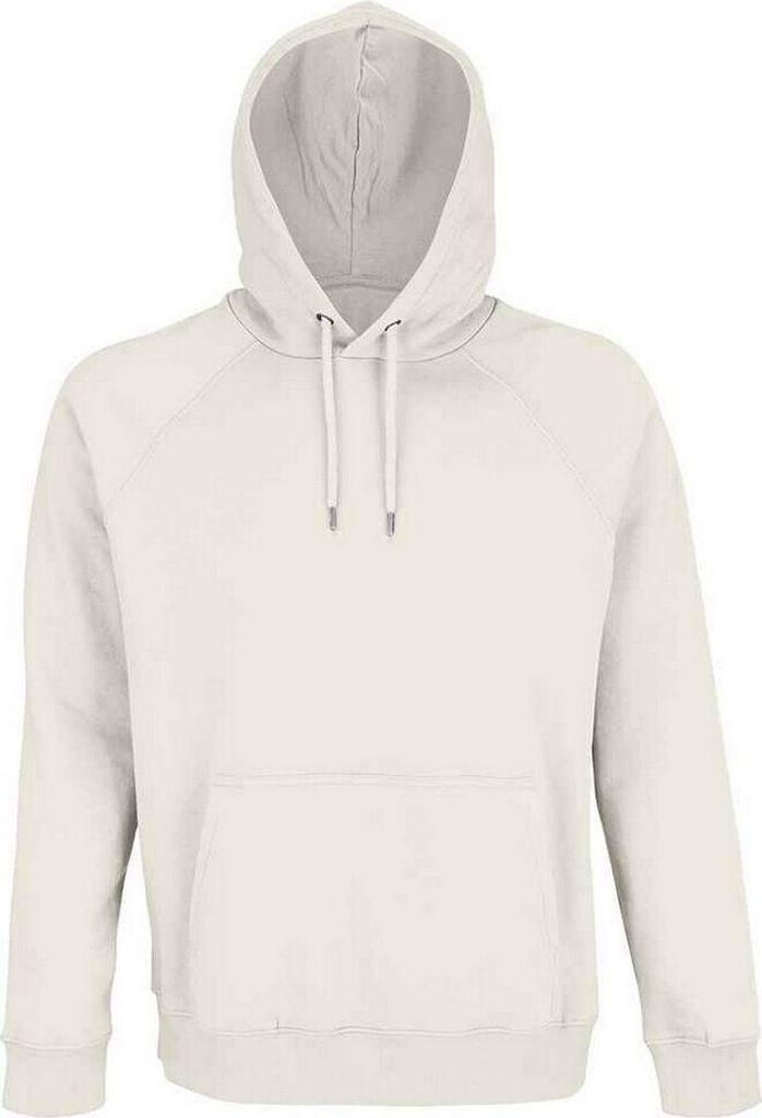 SOLS - "Stellar" Kapuzenpullover, Baumwolle aus biologischem Anbau für Herren/Damen Uni PC4505 (M) (Naturweiß)