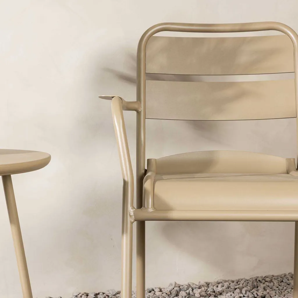 Faro ensemble de salon 3 parties beige : canapé et fauteuils élégants - 12