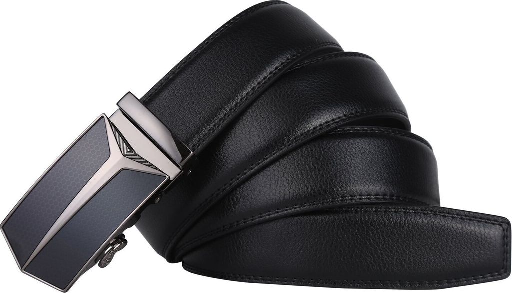 Ledergürtel Herren WERFORU Herren Automatik-Gürtel - Leder Ratsche