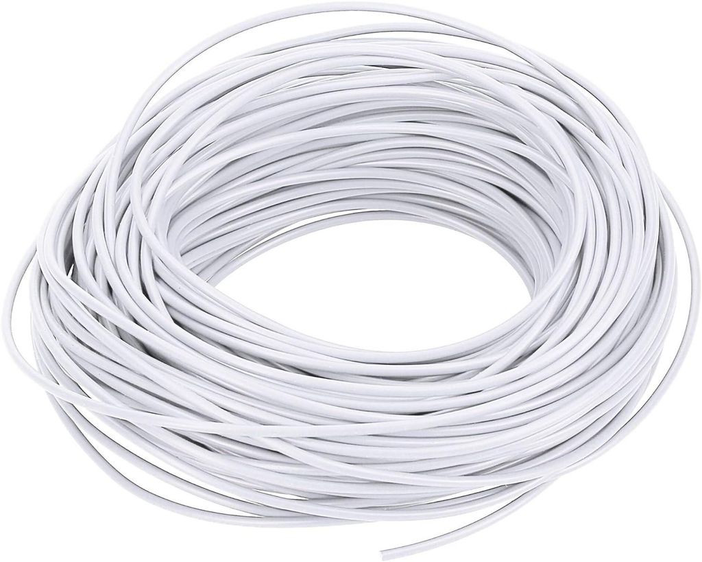 10 Meter Fahrzeugleitung FLRY-B 0,5 mm² Weiss I KFZ-Kabel I Produktbild 