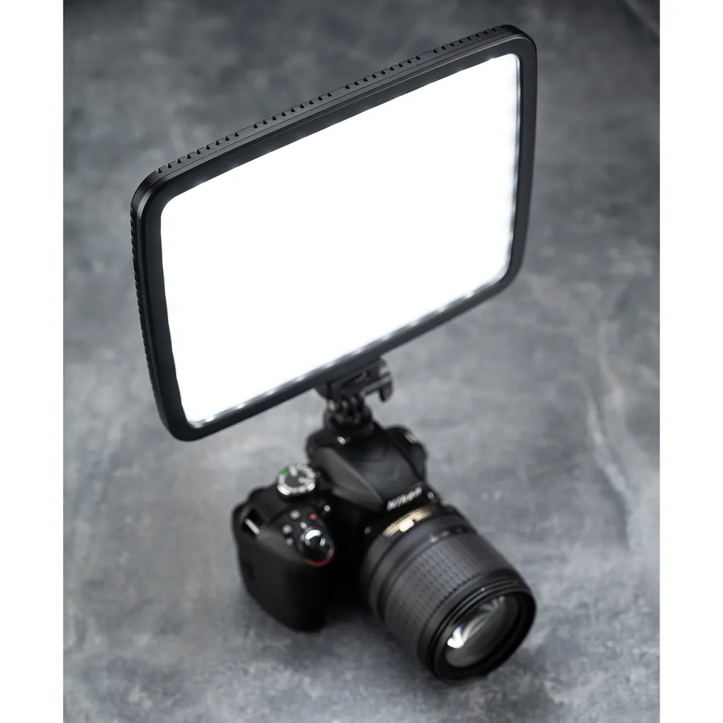 Lampe LED bicolore BRESSER BR-F36B pour le streaming et vlog - 4