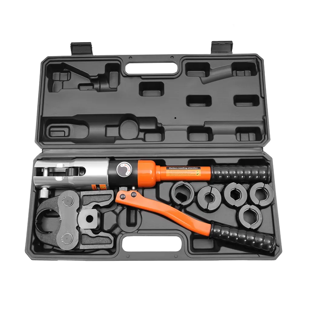 Pince hydraulique 10T profil V : sertissage haute précision et rapide