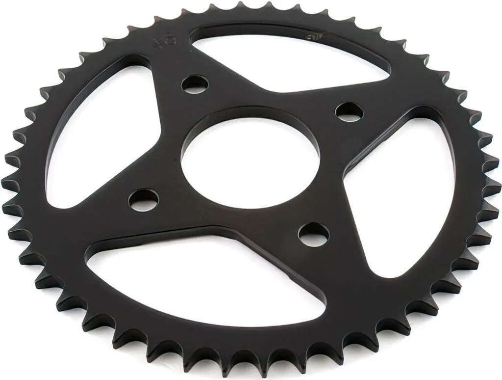 Couronne 48 dents acier pas 428 compatible avec Yamaha TZR 50 et MBK