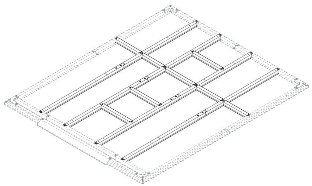DURAMAX Bodenprofile für Häuschen 11,6 m² DURAMAX 57222
