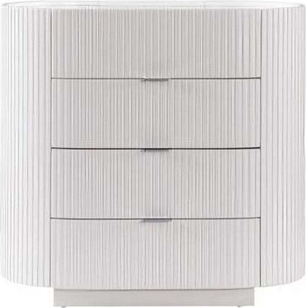 Kommode mit 4 Schubladen Schubladenschrank Holzschrank für Schlafzimmer