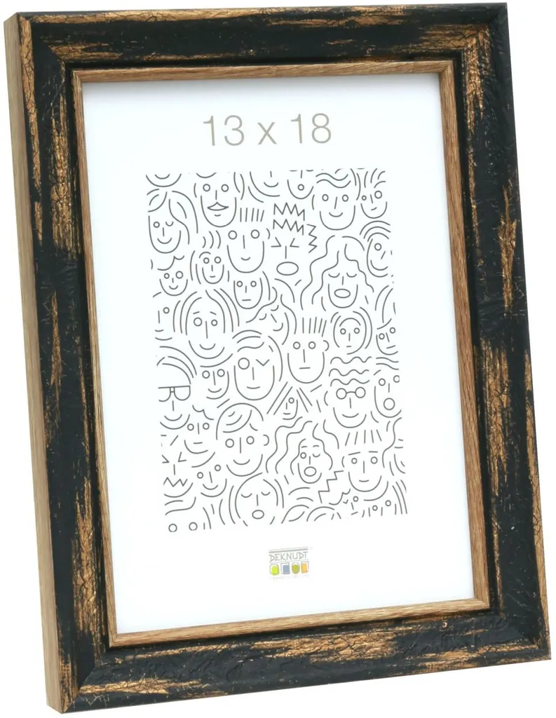 Cadre bois noir 30x40 cm S46TG - Solution contre les affiches cornées