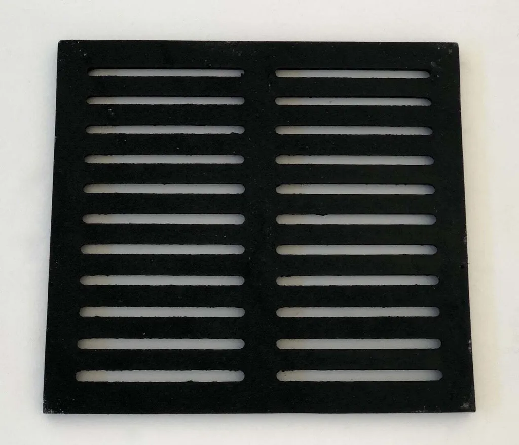 Griglia Ghisa 24,5x27cm per Stufa a Legna e Caminetto - Alta Qualità