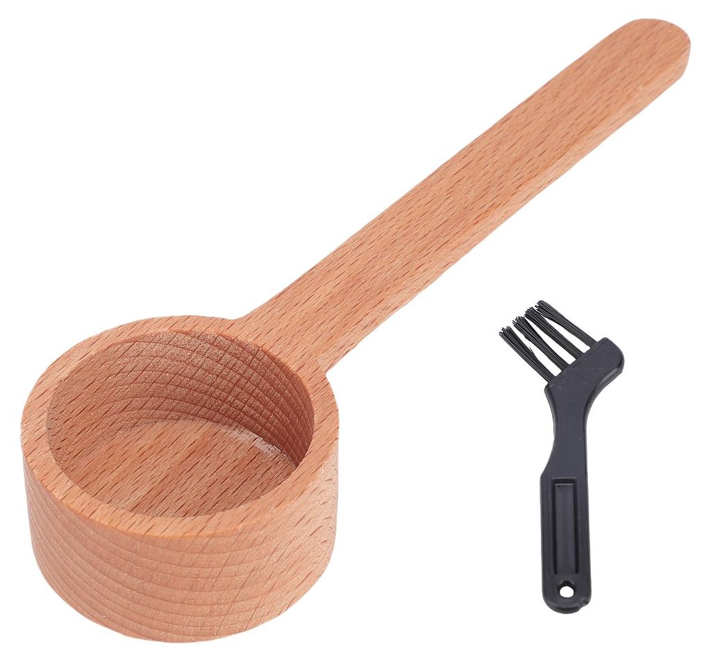 Runder Holzlöffel, Kaffeelöffel, Mehrzweck-Koch- und Rührlöffel, Küchenutensil