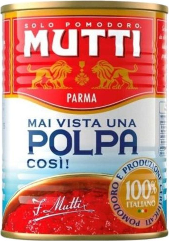 Mutti Polpa Fine - dužina, jemne nasekaná 400g Obrázok produktu 4