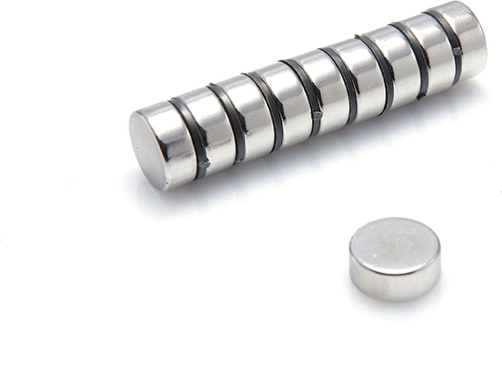 Neodym Magnete 12 x 5 mm 10 Stück mm N38, Extrem stark, Magnettafeln, Kühlschränke, Whiteboards, DIY
