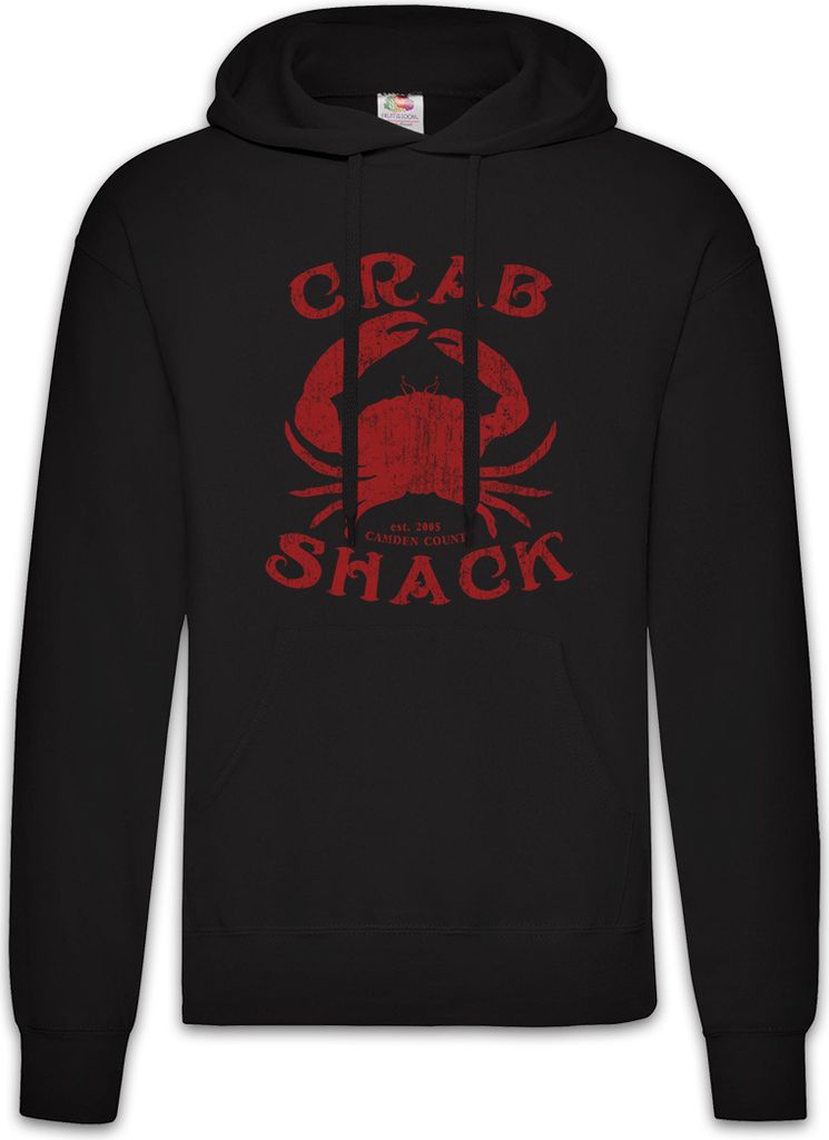 Urban Backwoods The Crab Shack I, Herren Hoodie, Farbe: Schwarz, Größe: 5XL