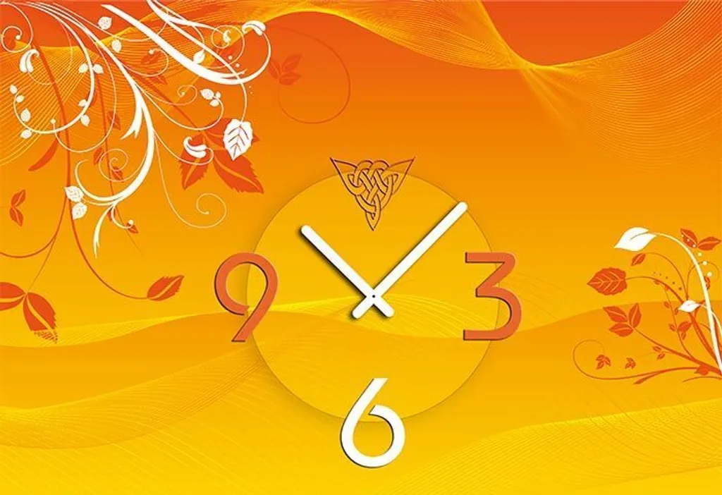 Horloge murale design Dixtime 5046 : l'heure lisible et silencieuse