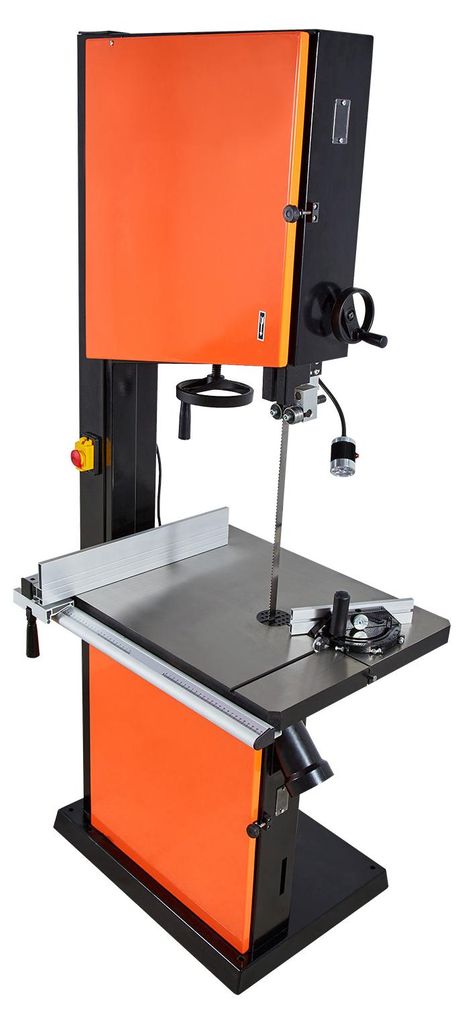 SucceBuy Bandsäge mit 457 mm Schnittbreite, 2240-W-Motor (3 PS), max. Schnitthöhe 406 mm, 690x510 mm Gusseisentisch, ausgestattet mit 360°-Arbei...