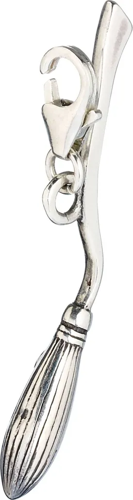 Pendentif Balai Nimbus 2000 Harry Potter Argent Sterling avec Clip