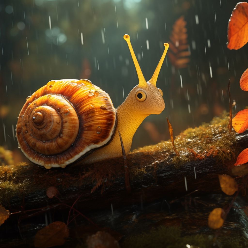 Wallario Magnet für Kühlschrank / Geschirrspüler, magnetisch haftende Folie - 60 x 60 cm, Motiv: Snail on Tree