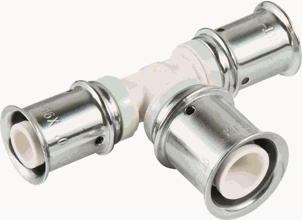 Press-T-Stück reduziert aus PPSU 25x16x25mm