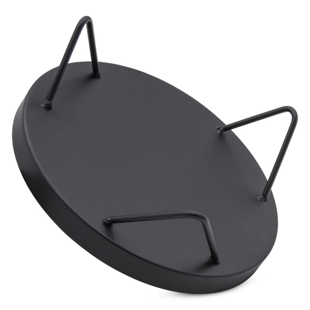 Blumenständer Metall schwarz rund - Ø 22 cm