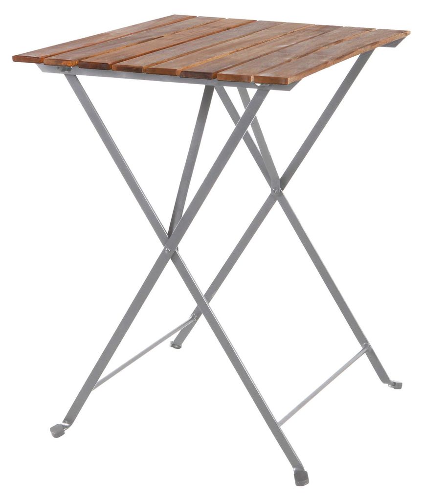 LEX Biergarten Tisch, klappbar, Akazienholz 70x70x74cm BG1004