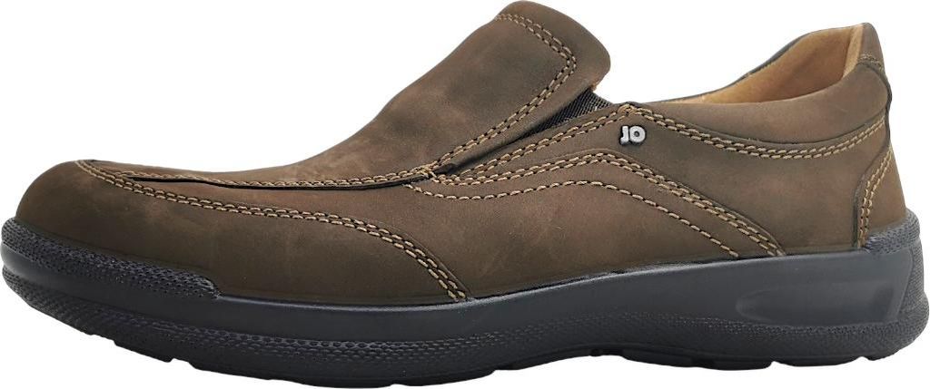 Jomos Herrenschuhe Slipper Braun für lose Einlagen Freizeit, Schuhgröße:47 EU